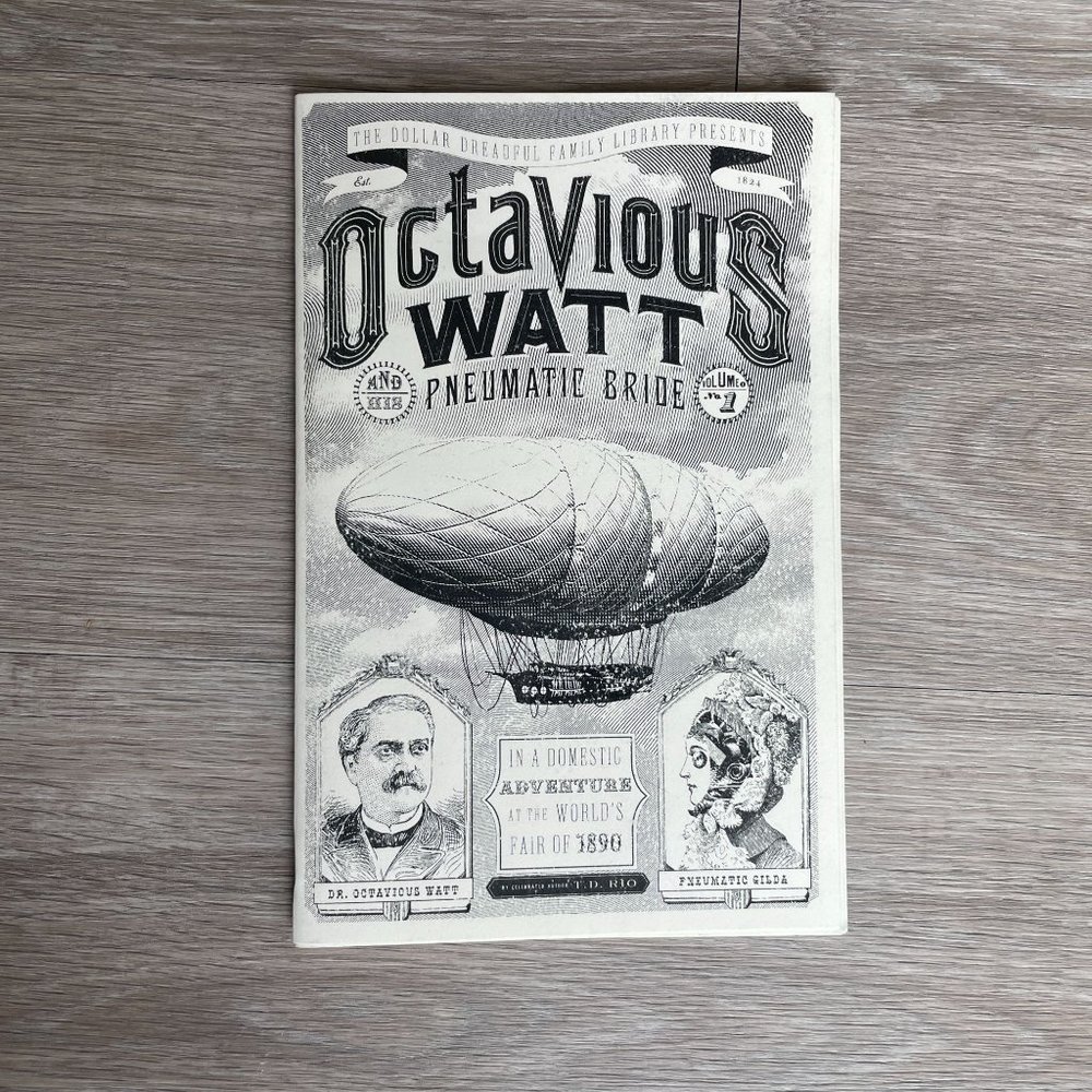 OCTAVIOUS WATT & HIS PNEUMATIC BRIDE WORLD'S FAIR 1890 VOL 1 BOOKLET (RARE)